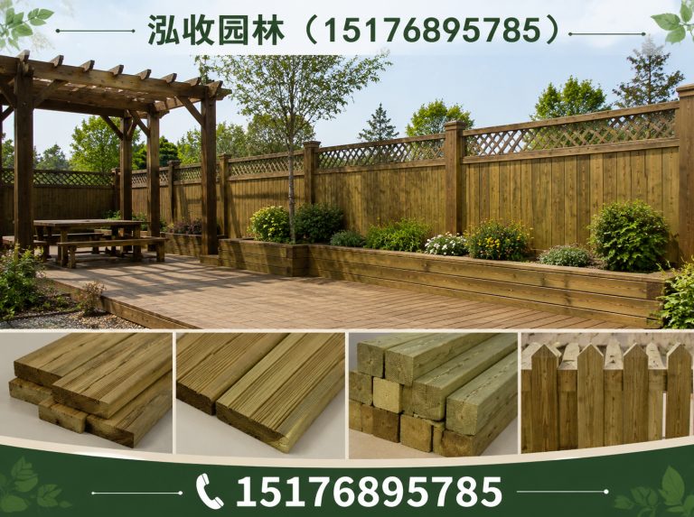 营口塑木地板展示图